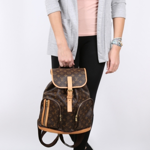 💯 AUTHENTIC LOUIS VUITTON Monogram Canvas Sac a Bosphore Backpack - Picture 1 of 13